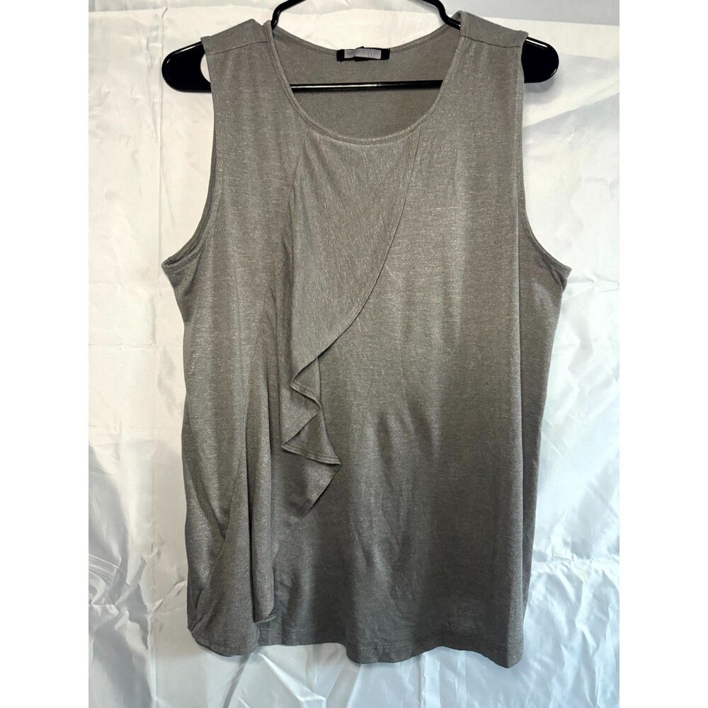 Banana Republic Sleeveless Blouse Gray